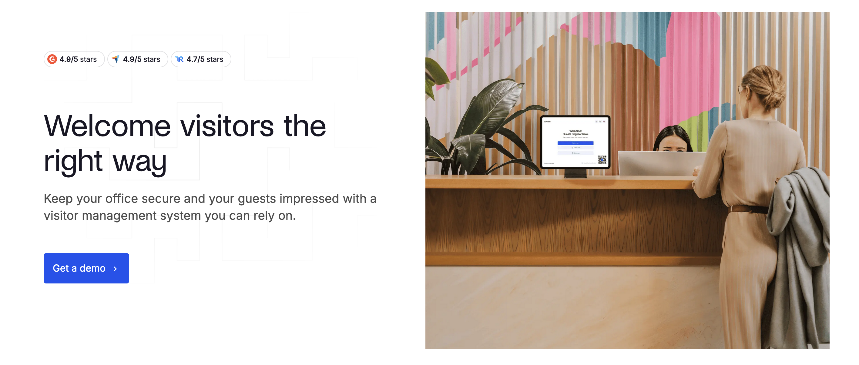 archie visitor management software
