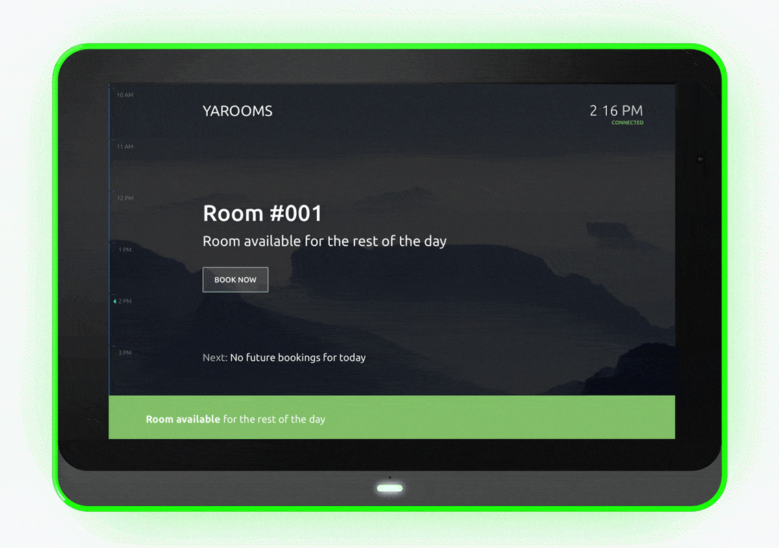 yarooms digital meeting room signage