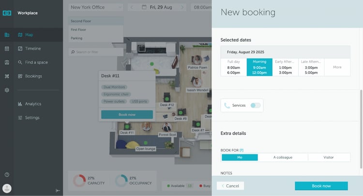 space and resource booking