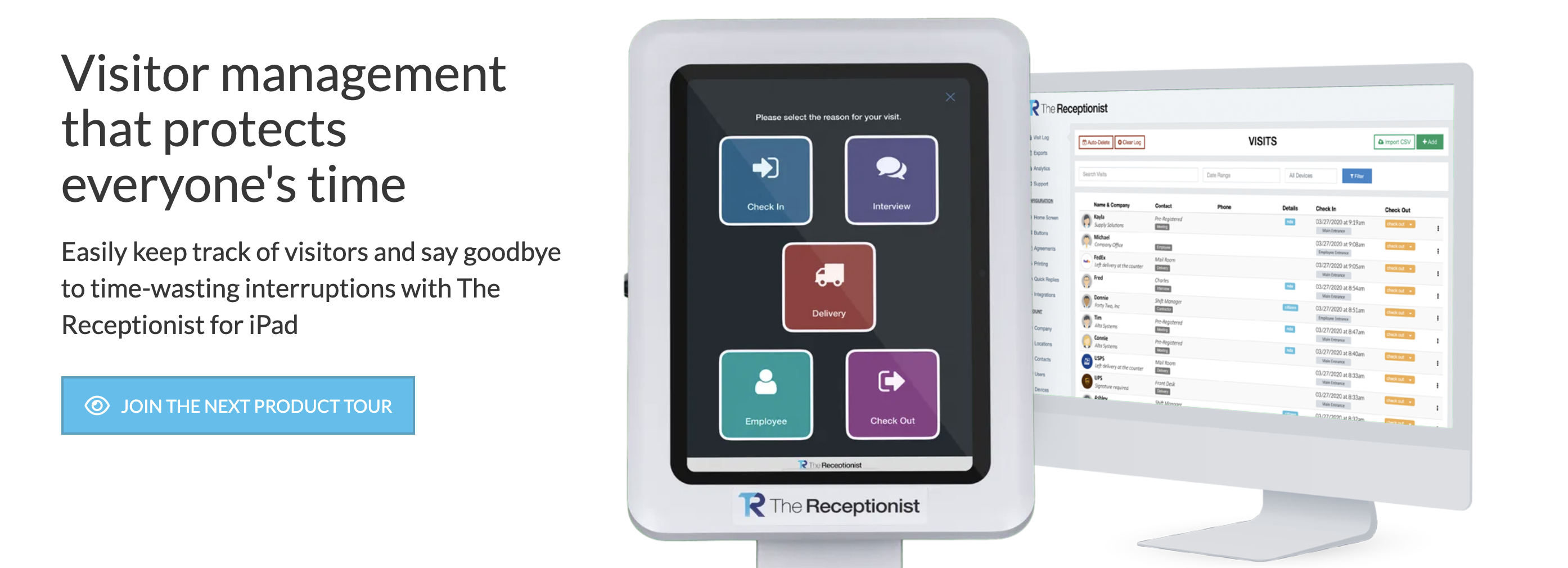 the receptionist digital reception