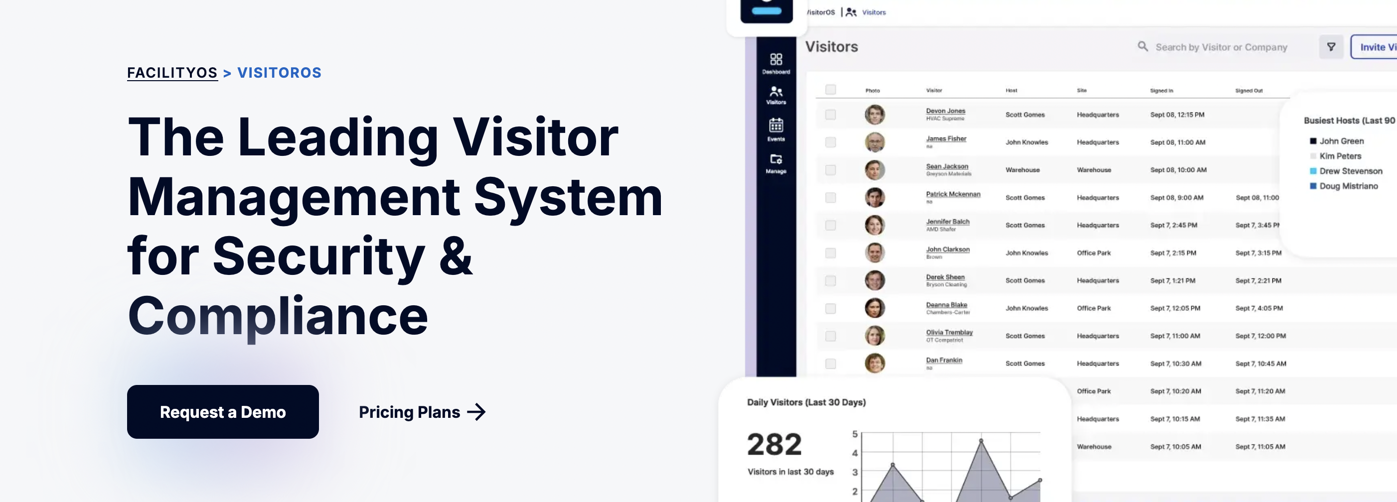visitoros secure vms