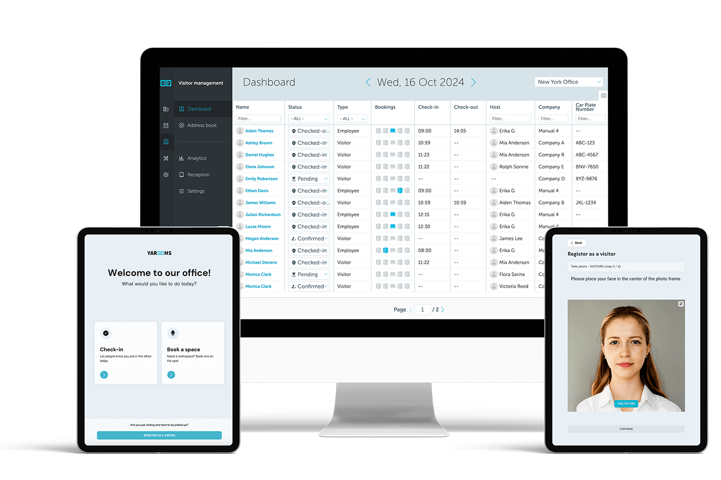 yarooms visitor management system